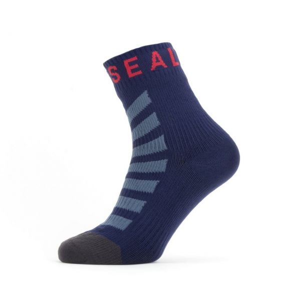 Sealskinz Warm weather Radsocken mit Hydrostop Blau/Grau 11100056-0064