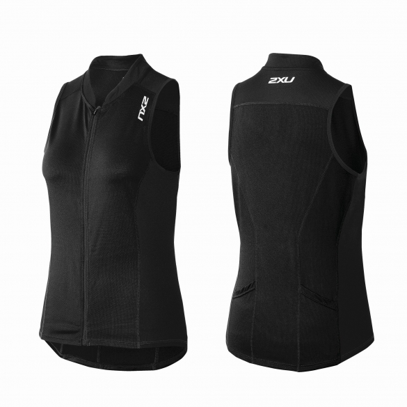2XU Active Multi-sport Tri singlet Schwarz Damen WT3643a