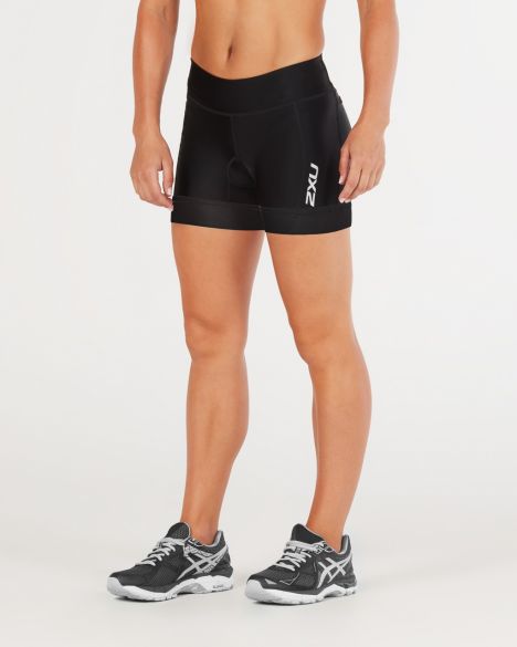 2XU Perform 4.5" Tri shorts Schwarz Damen 2018 WT4860b-BLK/BLK-VRR
