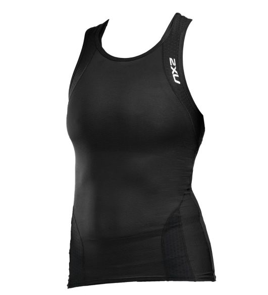 2XU Perform Ärmellos Tri Top Schwarz Damen WT5536a-BLK/BLK