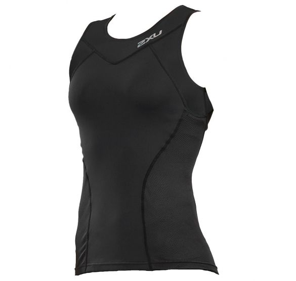 2XU Active Ärmellos Tri Top Schwarz Damen WT5547a-BLK/BLK