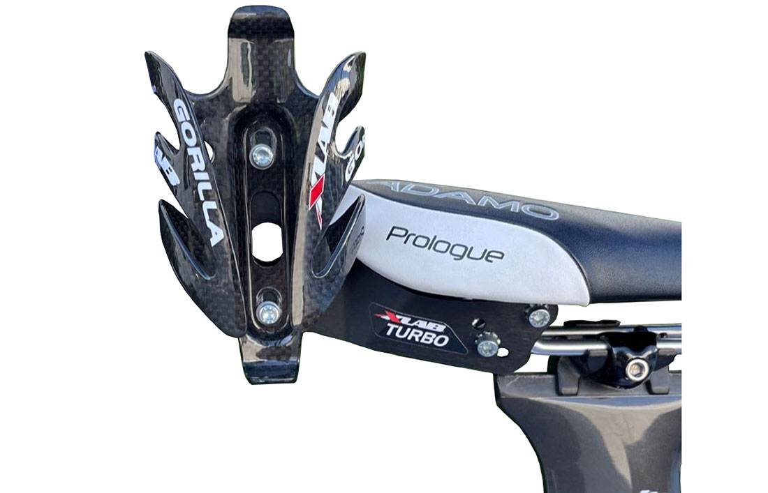 XLAB Turbo Wing system Gorilla Flügelsattelhalter glanz schwarz 3036