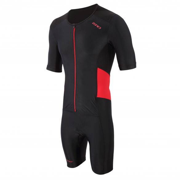 Zone3 Activate trisuit Kurzarm Schwarz/Rot Herren TS21MACTS108