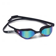 BTTLNS Sunfyre 1.0 Spiegellinse Schwimmbrille schwarz/Regenbogen 