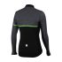 Sportful Giara warm Langarm Radtrikot Schwarz/Grün Herren  1101823-287-VRR