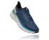 Hoka One One Clifton 7 Laufschuhe Blau/Grün Herren  1110508-MOAN