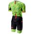 Castelli Free sanremo Trisuit Kurzen Ärmel pro Grün/Schwarz Herren  18109-084