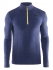 Craft Warm wool comfort zip lange Ärmel Unterwäsche Rot Herren  1904487-1464