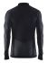 Craft Active intensity zip Langarm Unterwäsche Schwarz/Granite Herren  1905338-999985-VRR
