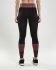 Craft Core block Laufhose Tight Schwarz/Rot Damen  1905966-702999