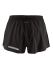 Craft PRO Hypervent Split Laufhose kurz 2 Schwarz Herren  1914586-999000