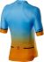 Castelli Aero race 6.0 Kurzarmtrikot Blau/Orange Herren  20011-991