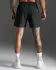 2XU Aero 5 Inch Shorts Schwarz/Silber Reflektierend Herren  MR6903B-BLK/SRF
