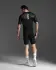 2XU Aero Hex Tri Sleeved Top Schwarz/Weiss Herren  MT7395A-BLK/WHT