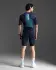 2XU Aero Hex Tri Sleeved Top Mitternacht/Cool Matcha Herren  MT7395A-MDN-CLM