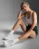  2XU Aero Mesh Medium Impact Bra Weiss/Silber Reflektierend Damen   WR7348A-WHT/SRF