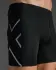 2XU Core Compression 1/2 Shorts Schwarz/Silber Herren  MA4508B-BLK/SIL