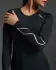 2XU Core Compression Langarmshirt Schwarz/Silber Damen  WA6401A-BLK/SIL
