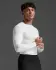 2XU Core Compression Laufshirt Langarm Weiss/Kein Logo Herren  MA6398A-WHT/NLO