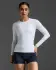 2XU Core Compression Laufshirt langarm Weiss/kein Logo Damen  WA6401A-WHT/NLO