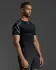 2XU Core Compression Langarmshirt Korte Maus Schwarz/Silber Herren  MA6399A-BLK/SIL