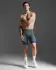      2XU Core Tri 8 Inch Shorts Azurblau/Mitternacht Herren  MT7400B-AZB-MDN