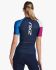 2XU Aero tri top Kurzarm Blau Damen  WT6666a-MDN/FTV