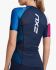 2XU Aero tri top Kurzarm Blau Damen  WT6666a-MDN/FTV