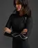 2XU Igniton Compression Langarm-Laufshirt Schwarz/Silber Damen  WA6405A-BLK/SIL
