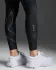 2XU Light Speed ​​​​Mid-Rise Kompressions-Laufhose Schwarz Reflektierend Damen  WA6523B-BLK/BRF