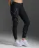 2XU Light Speed ​​​​Mid-Rise Kompressions-Laufhose Schwarz Reflektierend Damen  WA6523B-BLK/BRF