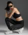 2XU Light Speed ​​​​Mid-Rise Kompressions-Laufhose Schwarz/Gold Reflektierend Damen  WA6523B-BLK/GRF