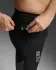     2XU Light Speed ​​​​React Kompressionsshorts Schwarz/Weiss Reflektierend Herren  MA7050B-BLK/WRF