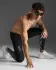 2XU Light Speed ​​​​React Kompressions-Laufhose Schwarz/Weiss Reflektierend Herren  MA7049B-BLK/WRF