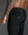 2XU Light Speed ​​​​React Kompressions-Laufhose Schwarz/Weiss Reflektierend Herren  MA7049B-BLK/WRF