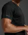 2XU Light Speed ​​​​Tech Tee Laufshirt kurzarm Schwarz Reflektierend Herren  MR7150A-BLK/BRF