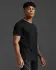 2XU Light Speed ​​​​Tech Tee Laufshirt kurzarm Schwarz Reflektierend Herren  MR7150A-BLK/BRF