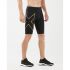 2XU MCS Run Kompression shorts Schwarz/Gold Herren  MA5331b-BLK/GRF