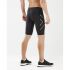      2XU Light Speed ​​​​Kompressionsshorts Schwarz/Gold Reflektierend Herren  MA5331b-BLK/GRF
