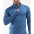 2XU Pursuit Thermal 1/4 Zip Laufshirt langer Ärmel Blau Herren  MR6231a-POSSRF