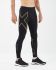 2XU MCS Run Kompression tights Schwarz/Gold Herren  MA5305b-BLK/GRF