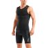 2XU Active Ärmellos Tri Top Schwarz Herren  MT5541A-BLK/BLK-VRR