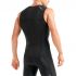 2XU Active Ärmellos Tri Top Schwarz Herren  MT5541A-BLK/BLK-VRR