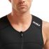 2XU Active Ärmellos Tri Top Schwarz Herren  MT5541A-BLK/BLK-VRR