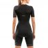 2XU Compression Kurzarm Trisuit Schwarz/Gold Damen  WT5521D-BLK/GLD