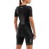 2XU Perform Kurzarm Trisuit Schwarz Damen  WT6060D-BLK/SDW