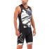 2XU Compression Ärmellos Trisuit Schwarz/Weiß Herren  MT5517D-BLK/CRO