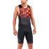 2XU Perform Ärmellos Trisuit Schwarz/Rot Herren  MT5526D-BLK/FOM-VRR