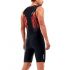 2XU Perform Ärmellos Trisuit Schwarz/Rot Herren  MT5526D-BLK/FOM-VRR