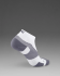 2XU Vectr Light Cushion 1/4 Crew Socken Weiss/Grau  UA5047E-WHT/GRY